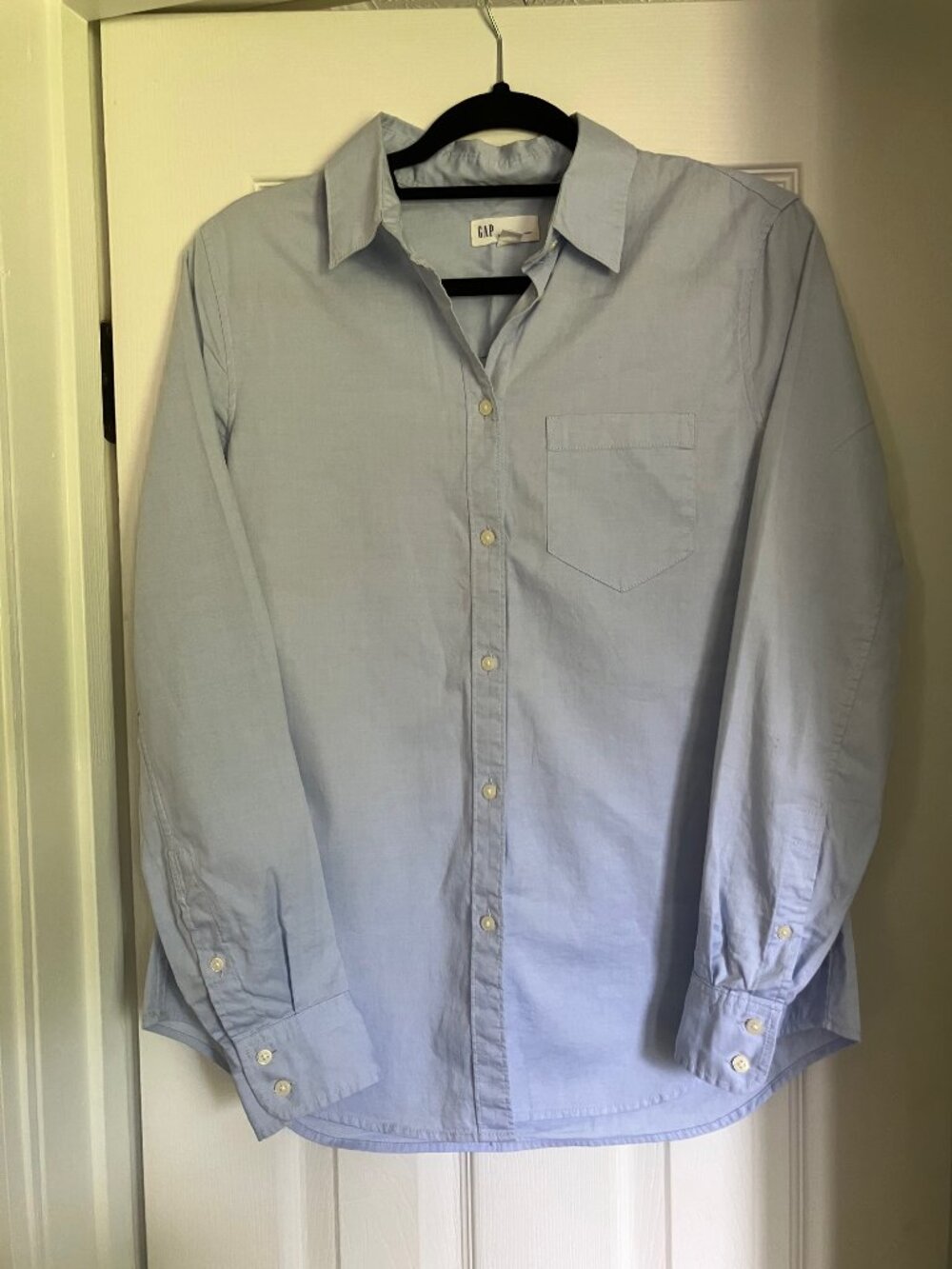 Gap Fitted Boyfriend Shirt, Women's Size Small
